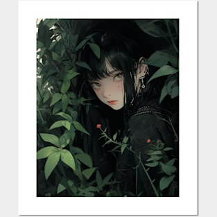 Botanical Goth V Posters and Art